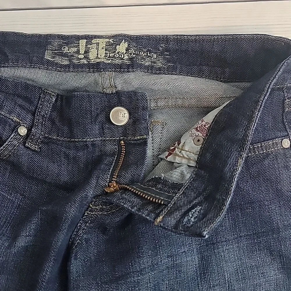 !It jeans Los Angeles darkwash blue denim bermuda shorts Women's Size 27